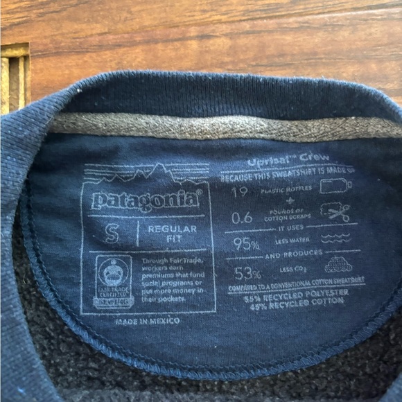 Patagonia Clean Climb Badges Uprisal Crew Neck Size Small - Picture 5 of 5